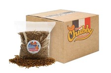 Chubby Dried Mealworms Grown in EU 24Lb Non-GMO Mealworms for Chicken  Birds