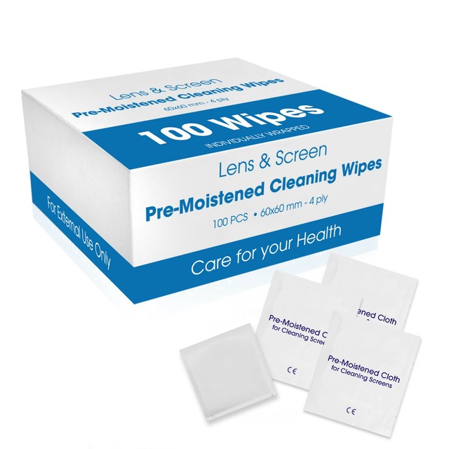 Sanitizing Screen Cleaning Wipes By Pristine Screens Box Of 50 Wipes