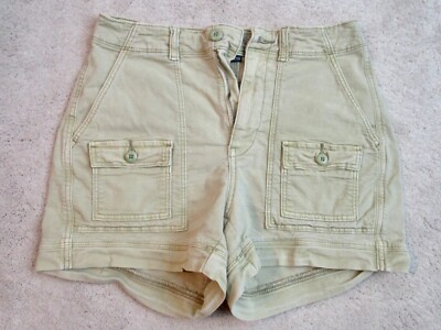 AMERICAN EAGLE Girls Light Green Khaki Shorts Size 2
