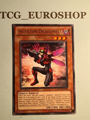 Inzektor Dragonfly ︎YUGIOH ︎ORCS ︎2012 ︎1st Edition ︎RARE ︎ENGLISH ︎NM ...