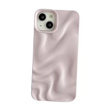 Caseative for iPhone 13 Case,Water Ripple Pattern Wave Compatible with Pink