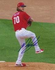 Signed 8x10 BAILEY FALTER  Philadelphia Phillies  Autographed photo - COA 