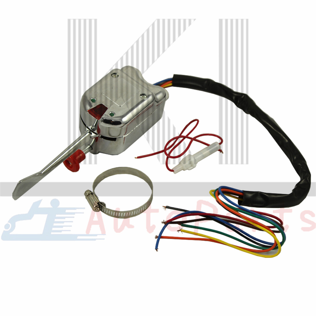 Universal Chrome 12V Street Hot Rod Turn Signal Switch