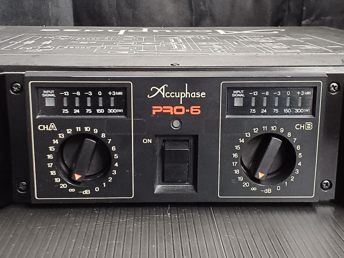 ACCUPHASE PRO-6 Power Amplifier AC100V Working #28137 | eBay 