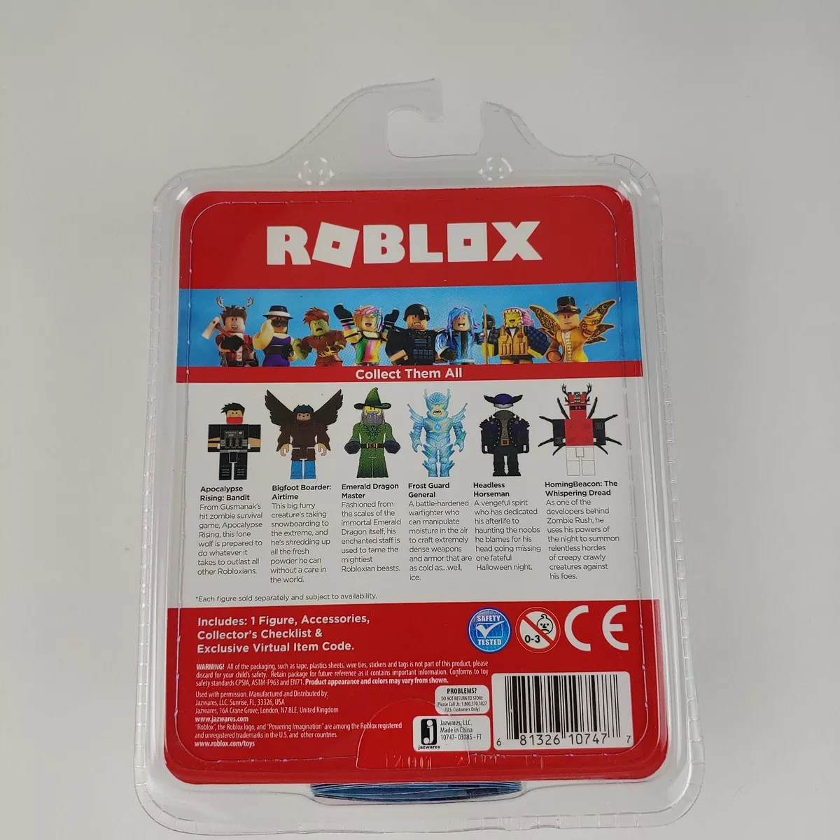 Roblox Headless Horseman Action Figure with Exclusive Virtual Item Game Code