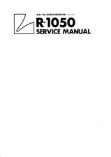 Service Manuel D'Instructions pour Luxman R-1050