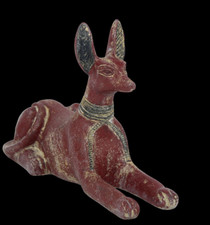RARE ANCIENT EGYPTIAN ANTIQUE ANUBIS Set Pharaonic Statue Stone (EGYCOM)