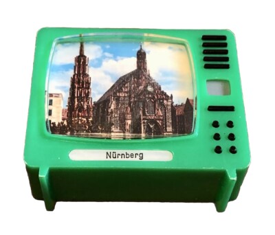 VINTAGE Western Germany Nuremberg Nurnberg Castle Viewfinder Pic Television HTF