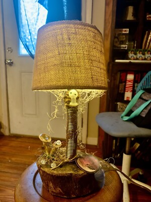 #ad Studio Ghibli Soot Sprite Kodama Lamp Handmade $100.00