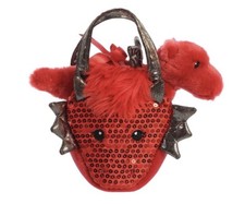 Aurora Fancy Pals Blaze Dragon Original Toy Pet Carriers Red Dragon Plush Toy 7
