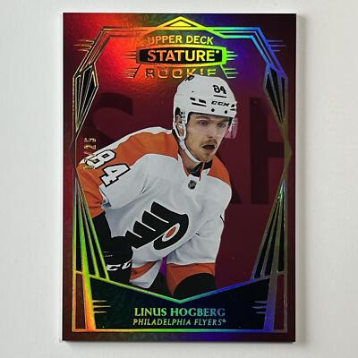 Linus Hogberg 2022-23 Stature Linus Hogberg Design Variant Red #'d /25 #138 | eBay