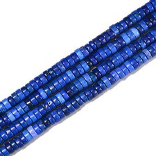 Lapis Blue Howlite Turquoise Heishi Disc Beads Size 2x4mm 3x6mm 15.5'' Strand
