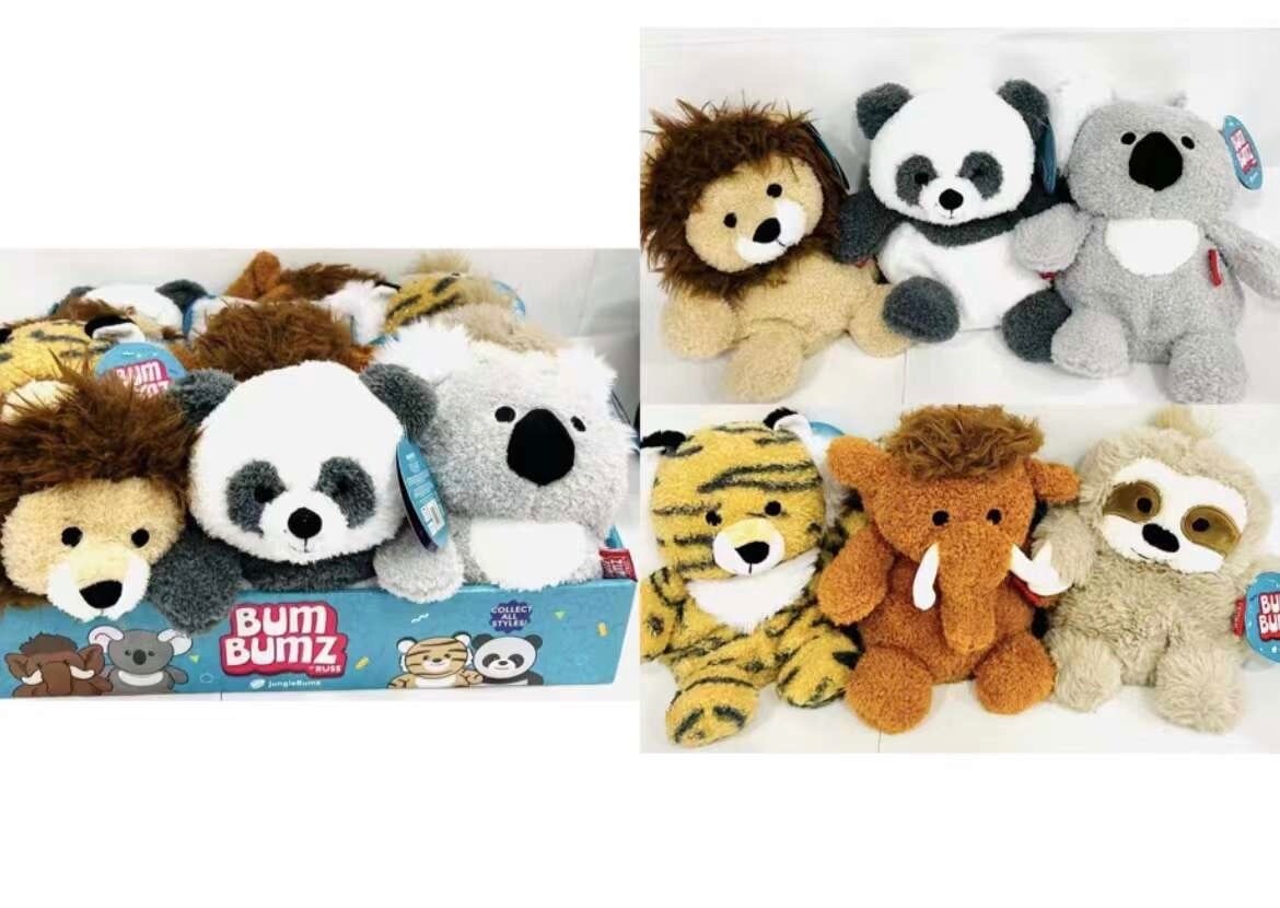 1x BUM BUMZ Jungle Bumz 8” Plush, NEW KellyToy Collectible | eBay