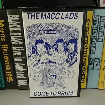 The Macc Lads VHS Come To Brum Punk Rock Oi Pub Rock Live
