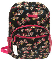 Vera Bradley Lighten Up Essential Backpack Art Butterflies Pattern School Travel