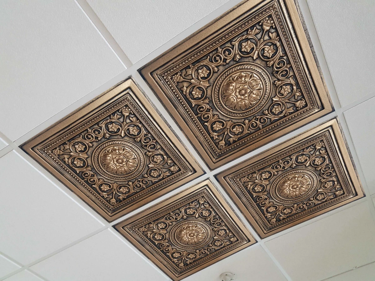Black Washable Ceiling Tiles Shelly Lighting