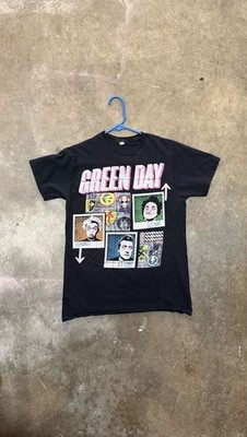 Vintage Green Day 99 Revolutions 2013-2014 Tour T-Shirt Uno! Dos! Tré!