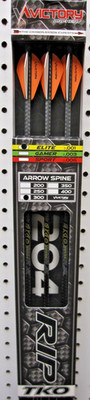 Victory RIP TKO Elite V1 .001 300 .204 Hunting Arrow Fletched 6 Pack-New