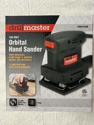 NEW Drill Master Orbital Hand Sander 120 Volt 4 X4 1/2 In. Corded Electric
