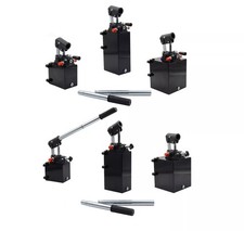 Pompa idraulica manuale semplice-doppio effetto 12 - 25 - 45 cc con serbatoio