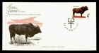 DR WHO 1981 CHINA PRC FDC ANIMAL YELLOW BULL FLEETWOOD CACHET R66667