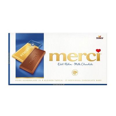 merci  Edel-Rahm Schokolade 4 St./100,0 g