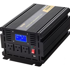 Universal 2500W Inverter DC12V to AC120V Modified Sine Wave with LCD Option