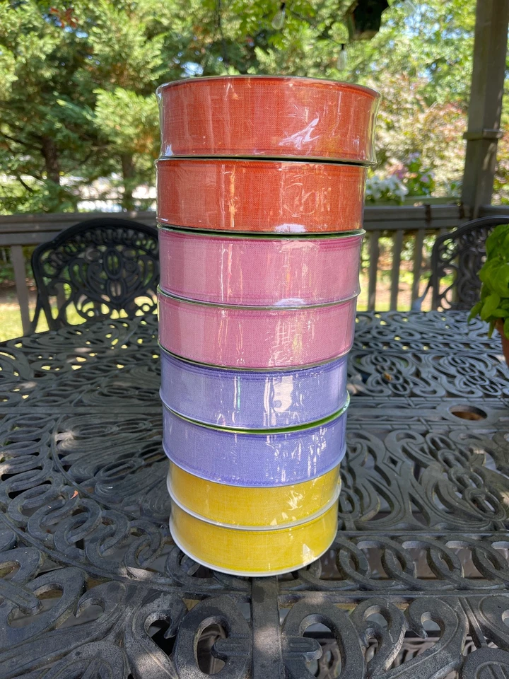 Huge Roll Wired Lavender Ribbon 50 YARDS Wired 1 1/2 " - Image 3 of 4