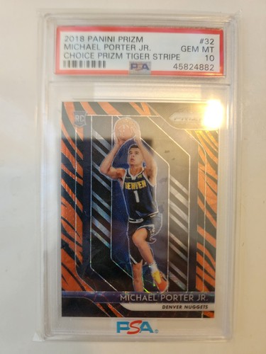 Michael Porter Jr. [Tiger Stripe Choice Prizm] #32 2018 Panini Prizm card