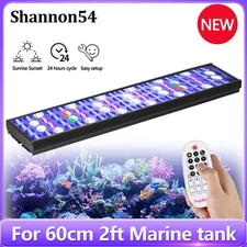 PopBloom LED Aquarium Light Full Spectrum Reef Light for Saltwater Coral Tank