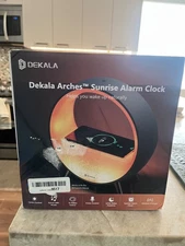 Dekala Arches Sunrise Alarm Clock w/ 15W Fast Wireless Charging, White Noise