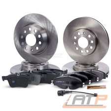 BREMSSCHEIBEN + BREMSBELÄGE VORNE + HINTEN FÜR SKODA KAROQ VW GOLF 7 T-ROC BREMSSCHEIBEN + BREMSBELÄGE VORNE + HINTEN FÜR SKODA KAROQ VW GOLF 7 T-ROC