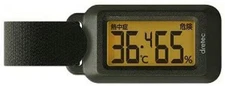 AS ONE Navis Dretec Digital Thermo-Hygrometer, Brine, O-291BK, Black