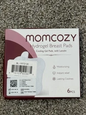 Momcozy Hydrogel Nipple Pads Instant Cooling Relief, 6-pack