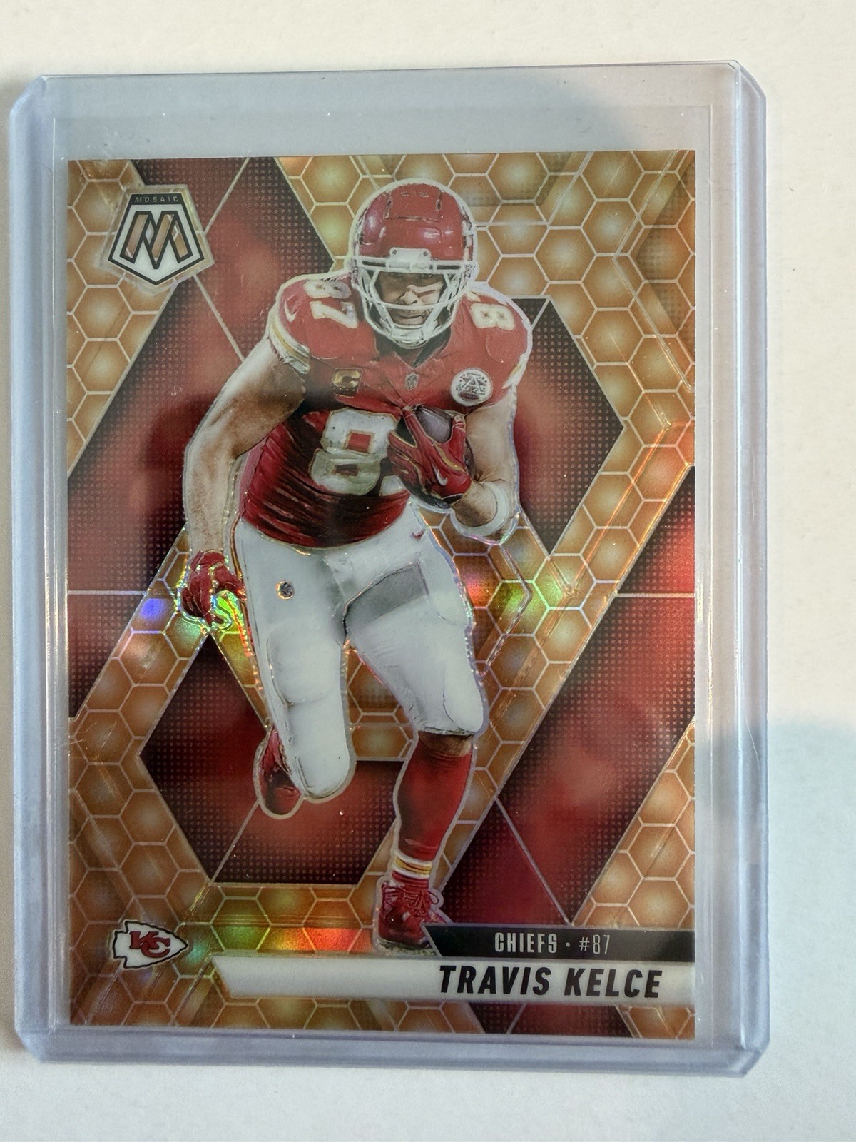 2025 Panini Mosaic Travis Kelce Honeycomb #106