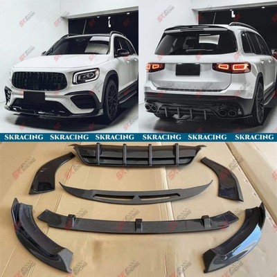 For Benz GLB35AMG 2021+ Carbon Fiber Front Rear Lip Bumper Spoiler Wing Bodykits