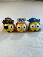 Goldfish Swim School Rubber Bath Pool Toys Lot of 3 Smile Makers Bath Tub