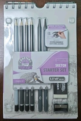 ArtSkills Sketch Starter Set 48 Sheets Pencils 5.5'' X 8''