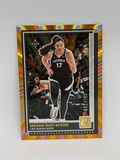 2025 Panini Donruss WNBA Megan Gustafson 36 ORANGE LASER PARALLEL /199