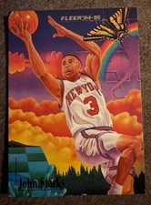94-95 Fleer John Starks pro-vision Ups #2 of 9 insert New York Knicks NBA!!!