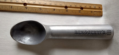 Vintage BEN AND JERRY S aluminum ice cream serving scoop!