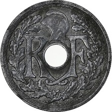 [#1308546] France, 20 Centimes, Lindauer, 1945, Paris, Zinc, AU