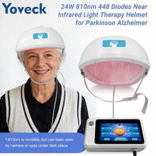 24W 810nm Near Infrared Light Helmet 448 Diod...