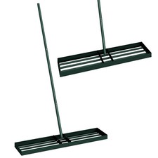 Outsunny 113 x 26 cm Lawn Levelling Rake with 169 cm Handle