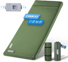 Camping Sleeping Pad Self Inflating Sleeping Pad with Electric Pump, 3.2" Ultra-