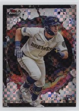 2024 Topps Finest Rare Checkerboard Refractor Sal Frelick #287 1i72