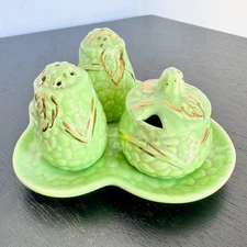 Vintage Wade Salt and Pepper Sugar Bowl - 3 Pieces