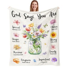 Christian Gifts For Women Blanket 50x60 Inch Gifts For Christians Catholic