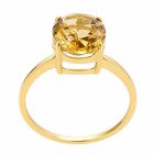 GENUINE  3.68 Cts YELLOW TOPAZ RING SOLID 10K GOLD - Free Appraisal Service -NWT — photo 5