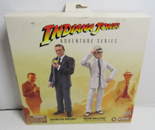 2023 Marcus Brody Rene Belloq ROTLA Indiana Jones Adventure Series Figure Sealed